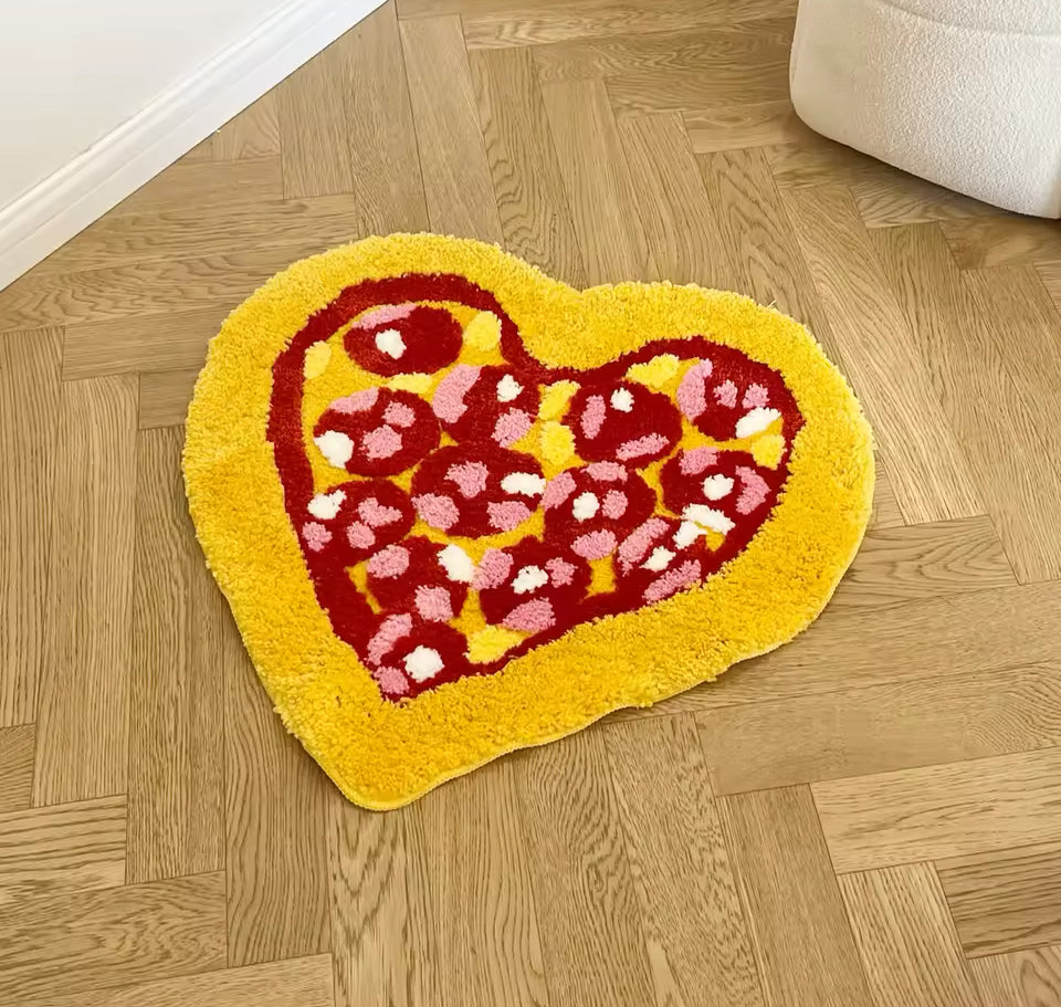 Tufted Love Heart Pizza