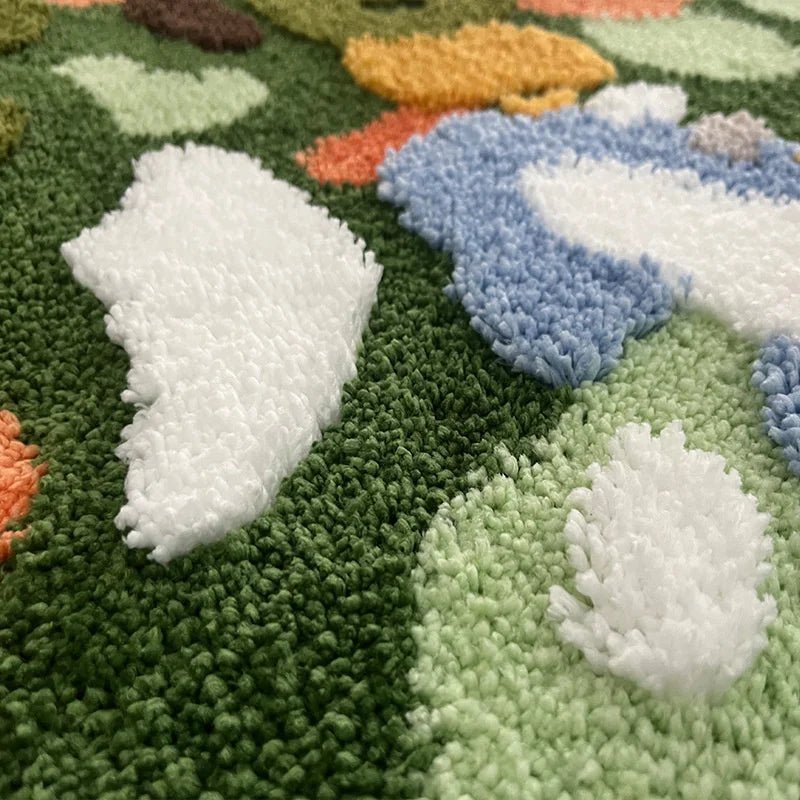 Multicolored Tufted Moss Rug - TheRugGuy