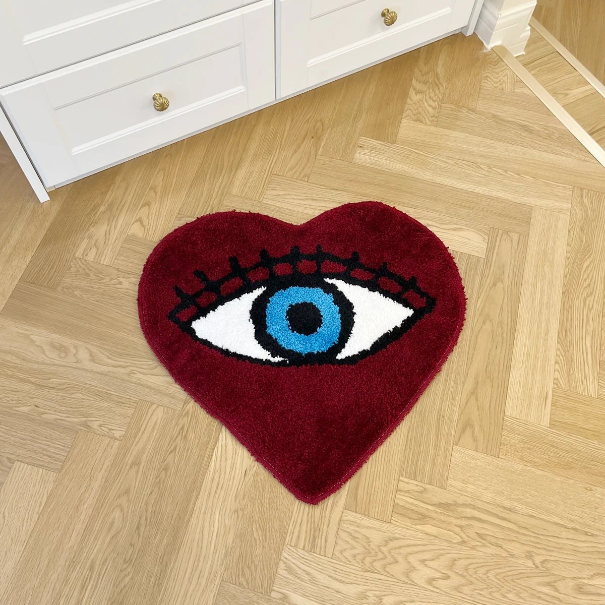 Red Heart Tufting Rug - TheRugGuy