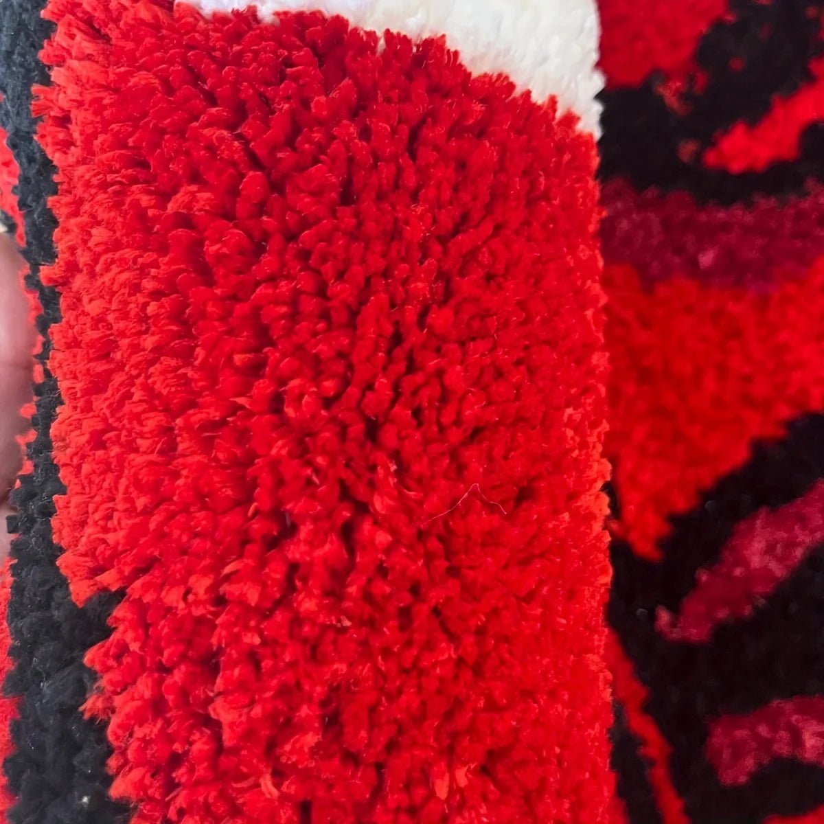 Red Tufted Boxing Gloves Rug - TheRugGuy