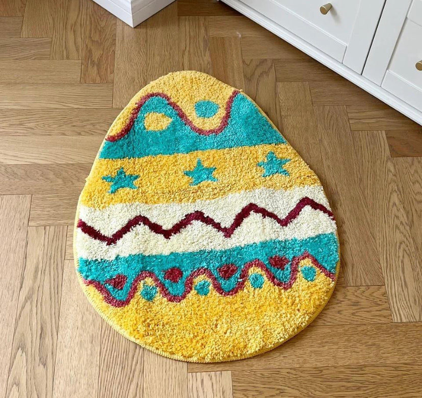 Tufted Easter Egg Rug