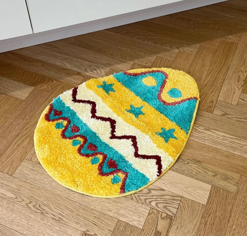 Tufted Easter Egg Rug