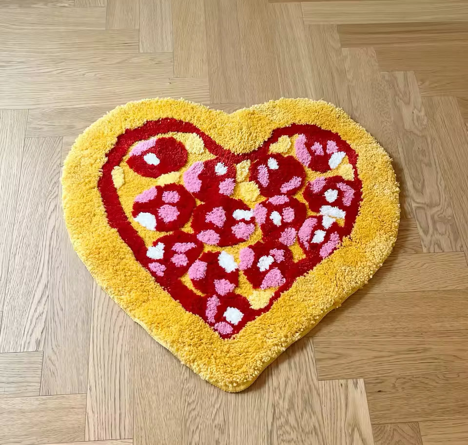 Tufted Love Heart Pizza