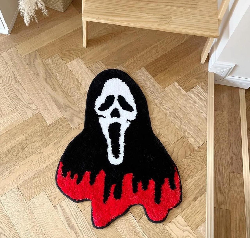 Tufted Ghost Face Rug