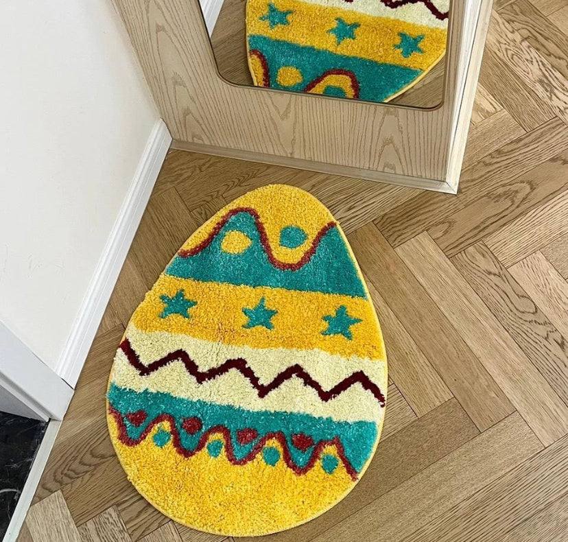 Tufted Easter Egg Rug