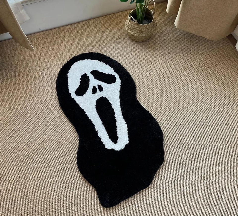 Tufted Ghost Face Rug