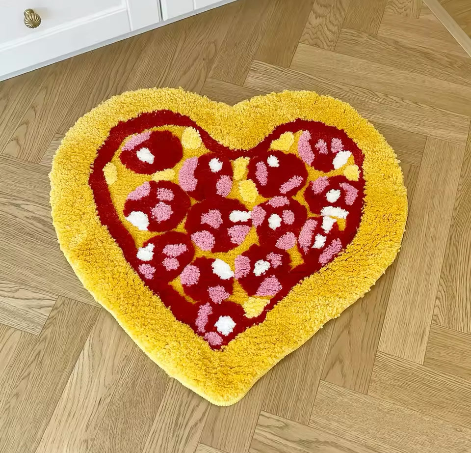 Tufted Love Heart Pizza