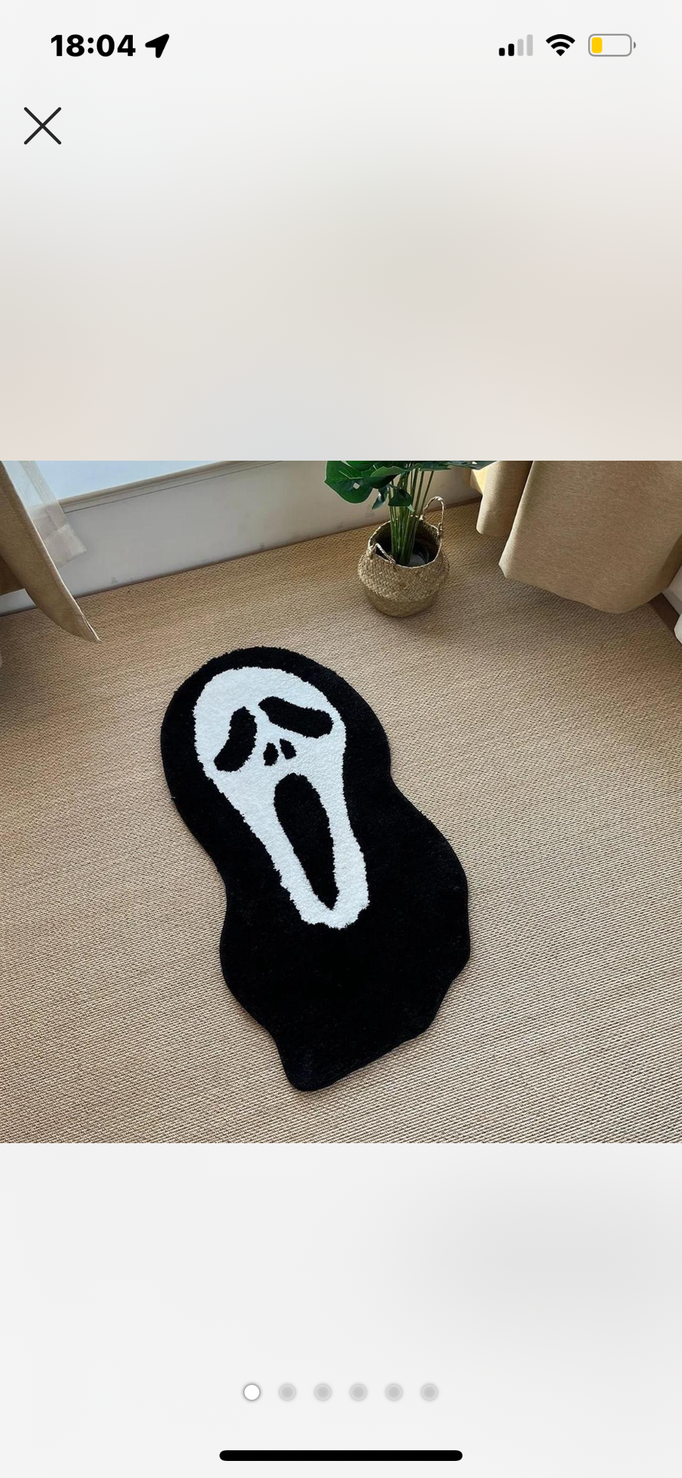 Tufted Ghost Face Rug