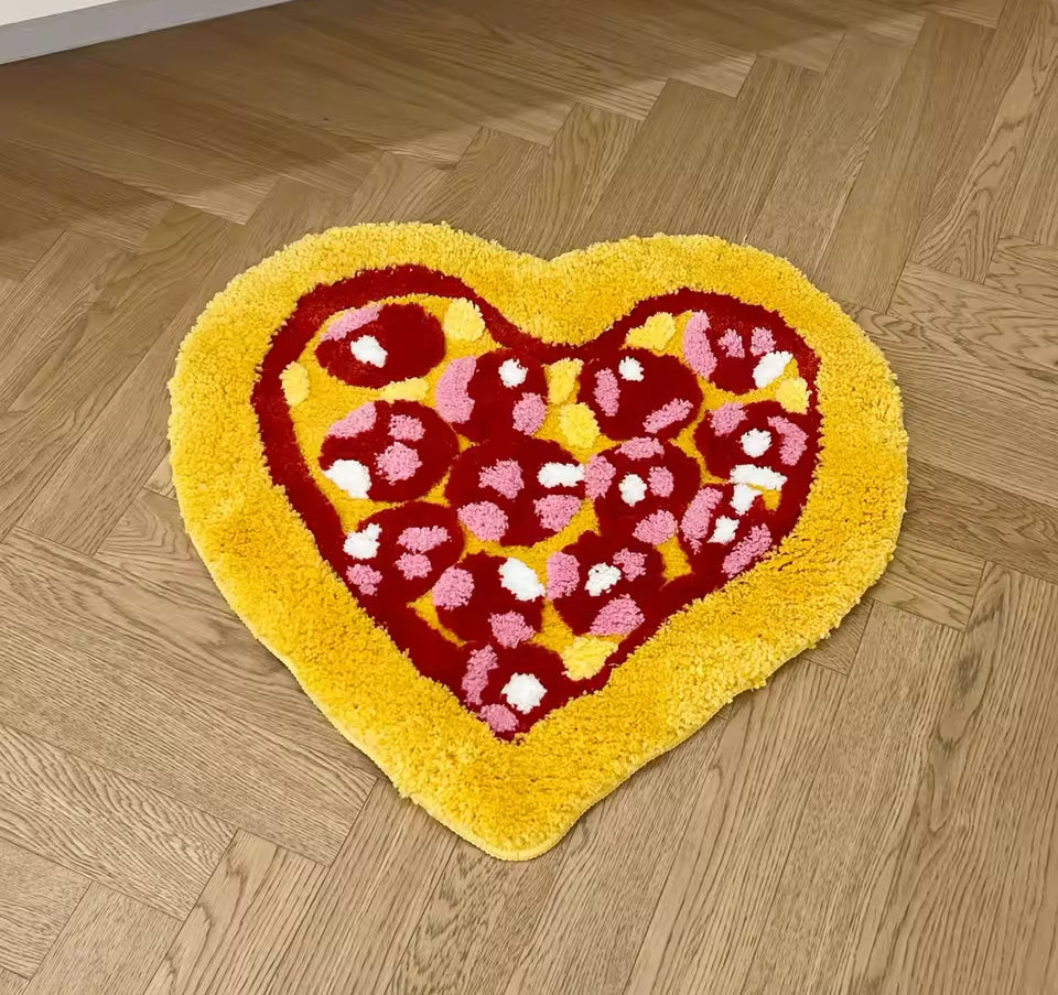 Tufted Love Heart Pizza