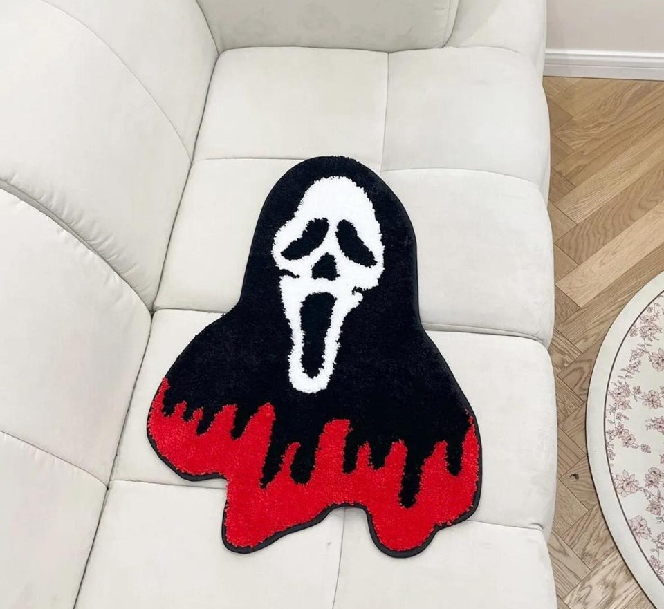 Tufted Ghost Face Rug