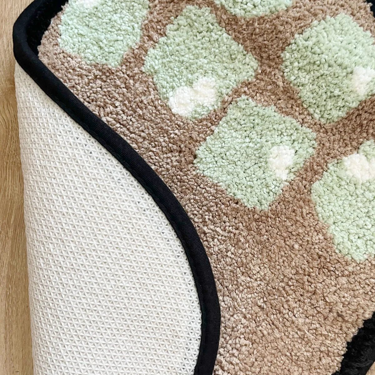 Beige and Green Starbucks Tufted Coffee rug - TheRugGuy