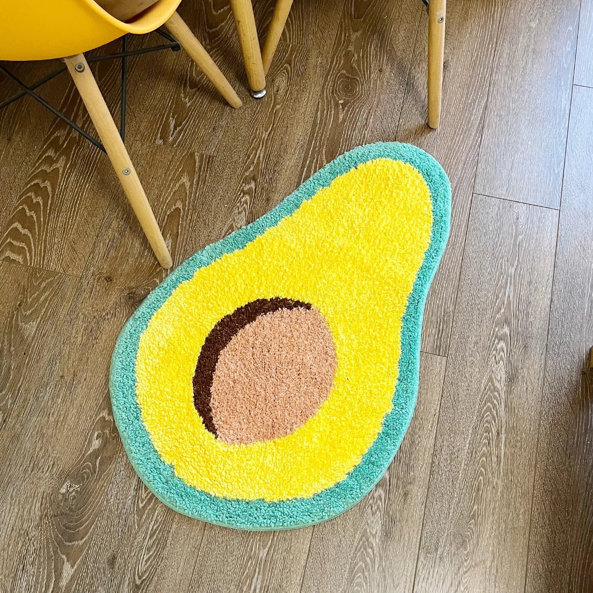 Cartoon Avocado Tufted Rug - TheRugGuy