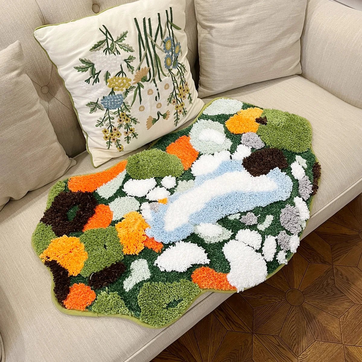 Floral Cloud Tufted Rug - TheRugGuy