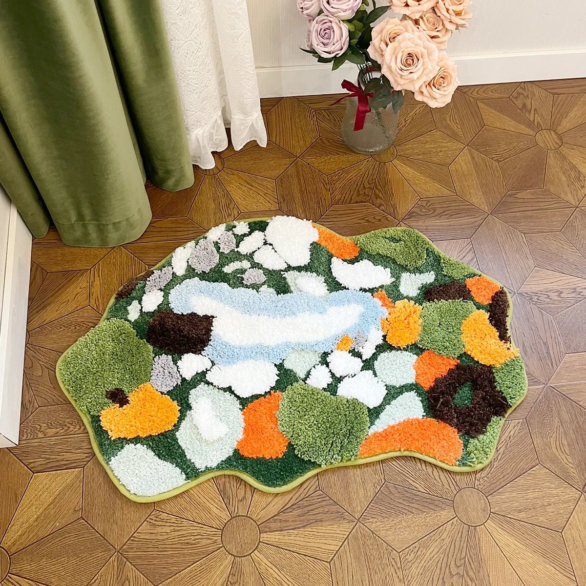 Floral Cloud Tufted Rug - TheRugGuy