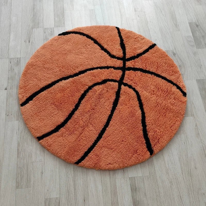 Fluffy Basketball Rug - TheRugGuy