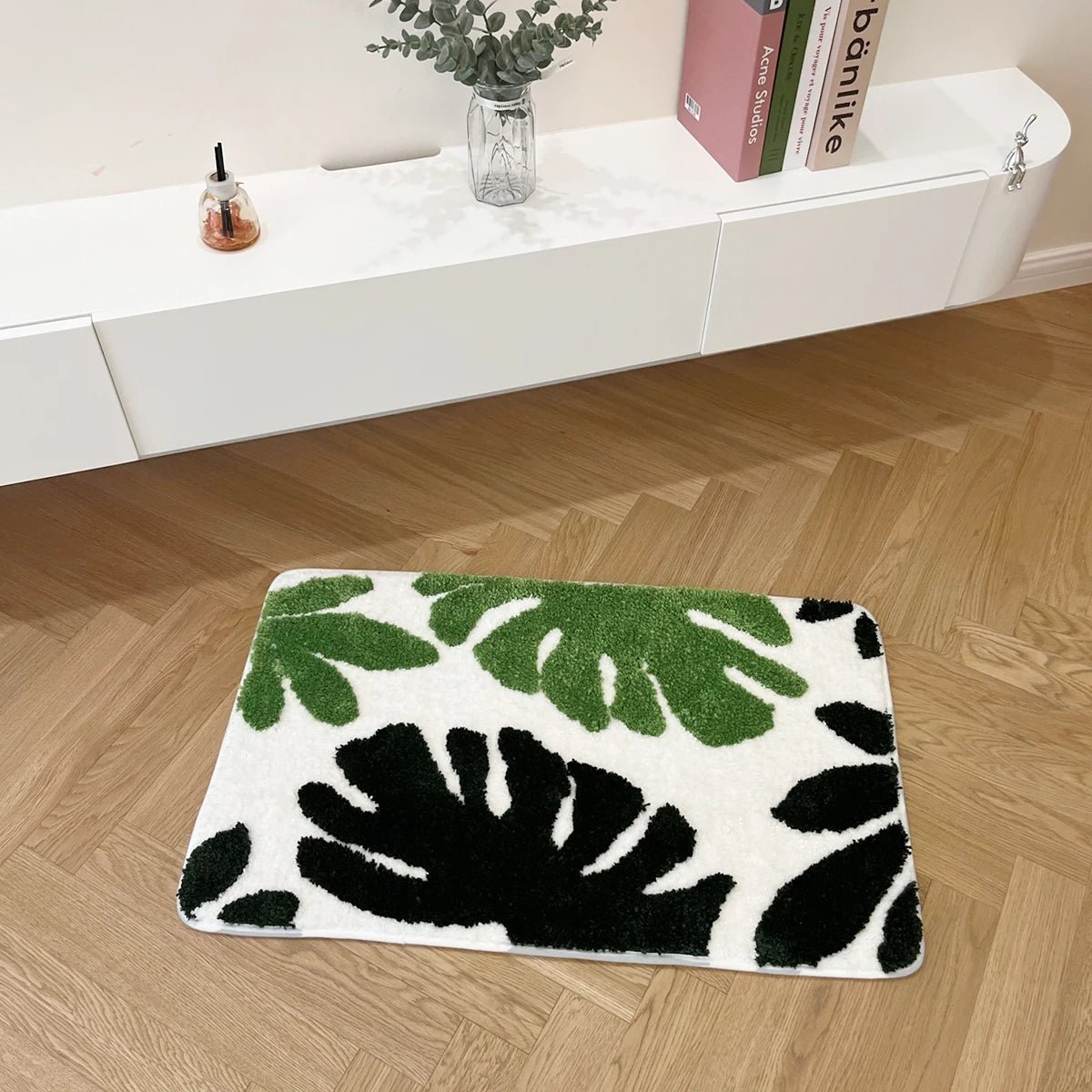 Handmade Dorsal Leaf Rug - Kawaii Room Decor for Bedroom - TheRugGuy