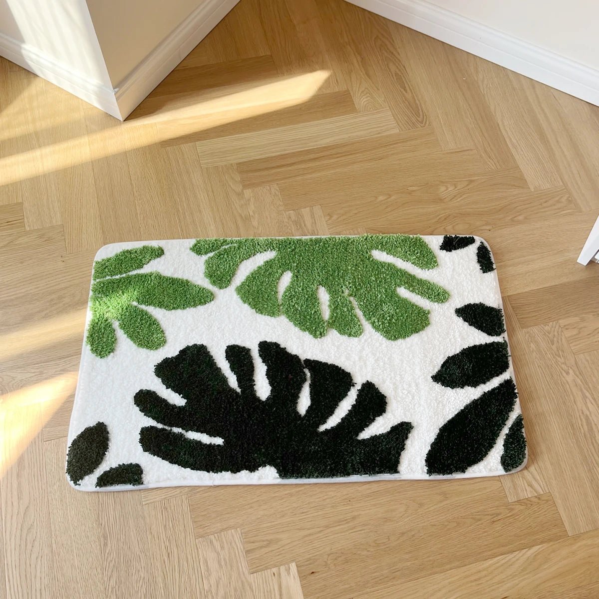 Handmade Dorsal Leaf Rug - Kawaii Room Decor for Bedroom - TheRugGuy