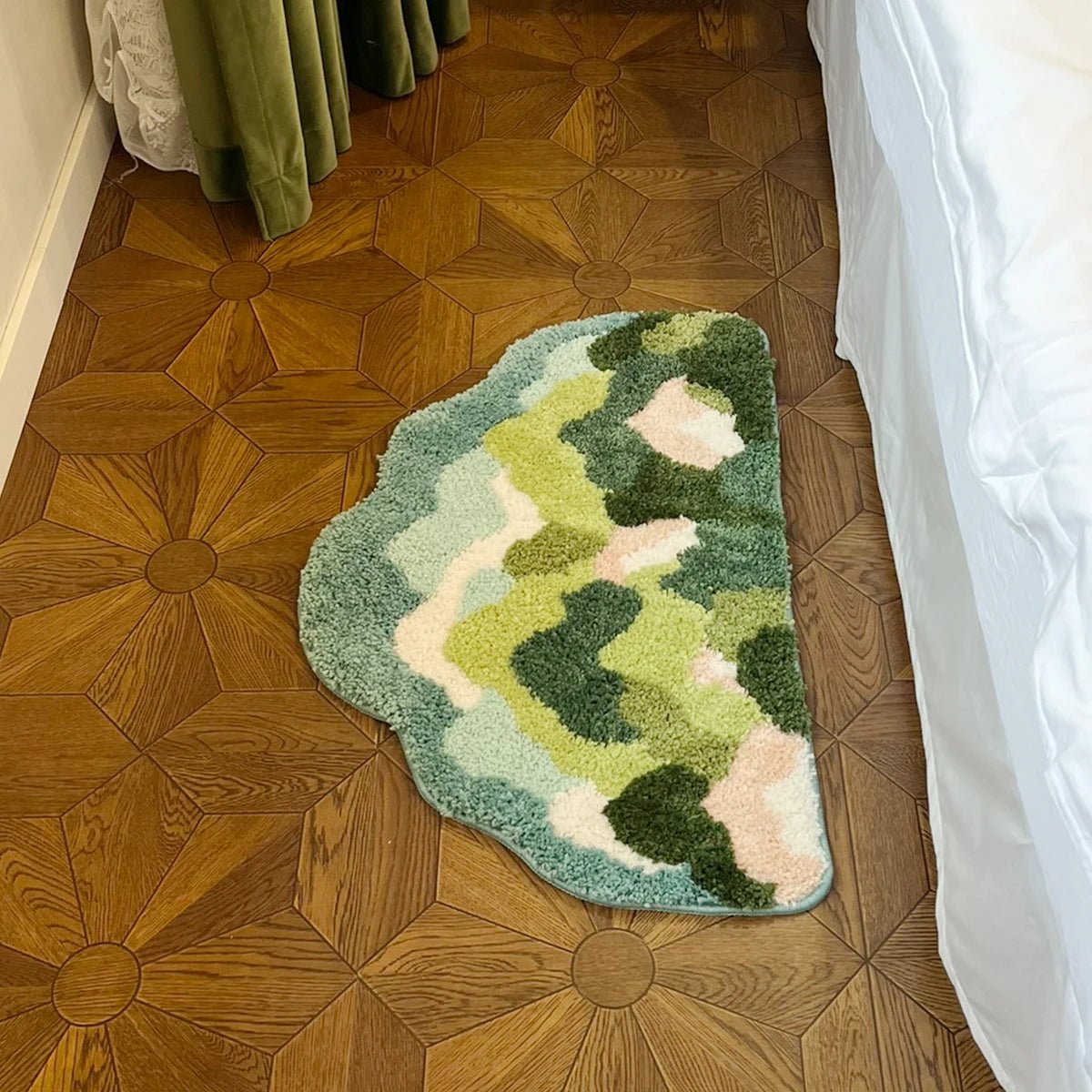 Multicolored Tufted Mountain Rug - TheRugGuy