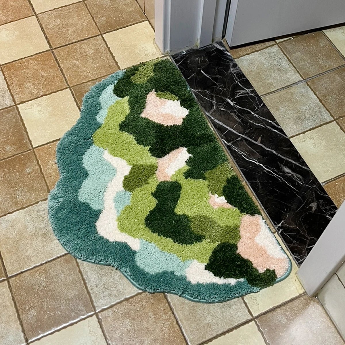 Multicolored Tufted Mountain Rug - TheRugGuy