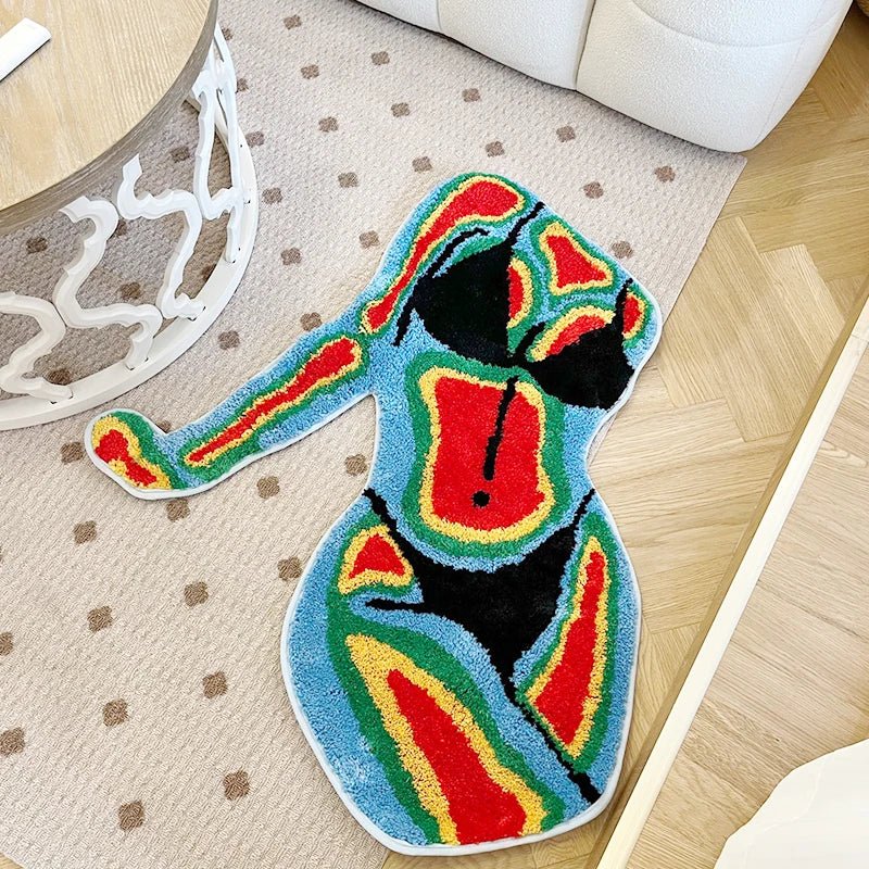 Thermal Tufted Women in Bikini Rug - TheRugGuy