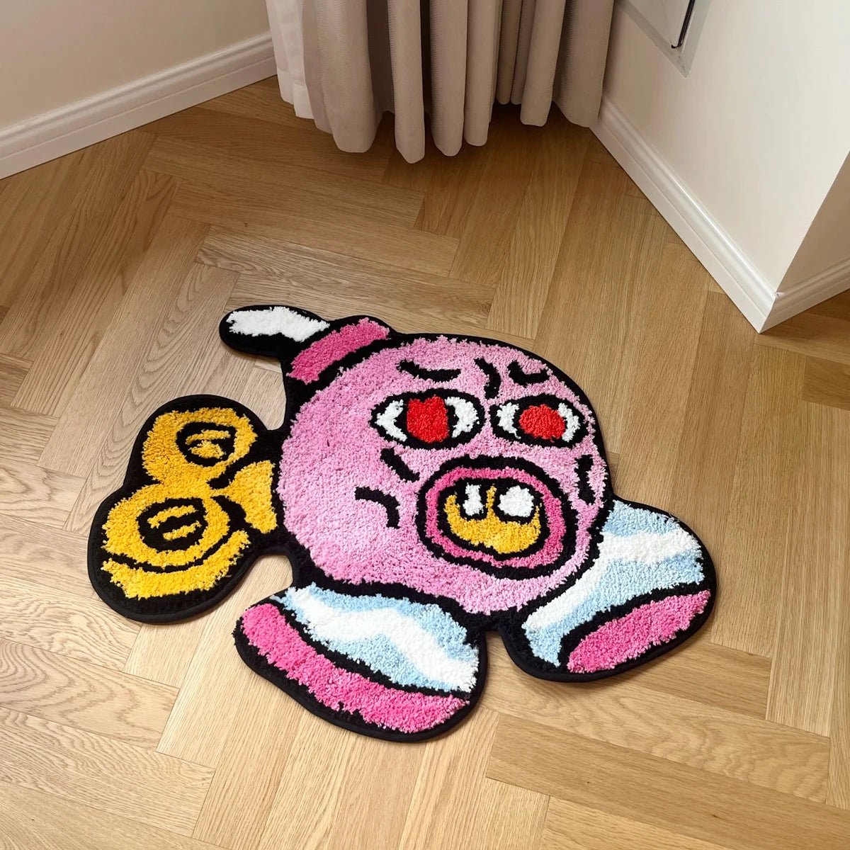 Tufted Pink Tyler the Creator Cherry Bomb Rug - TheRugGuy