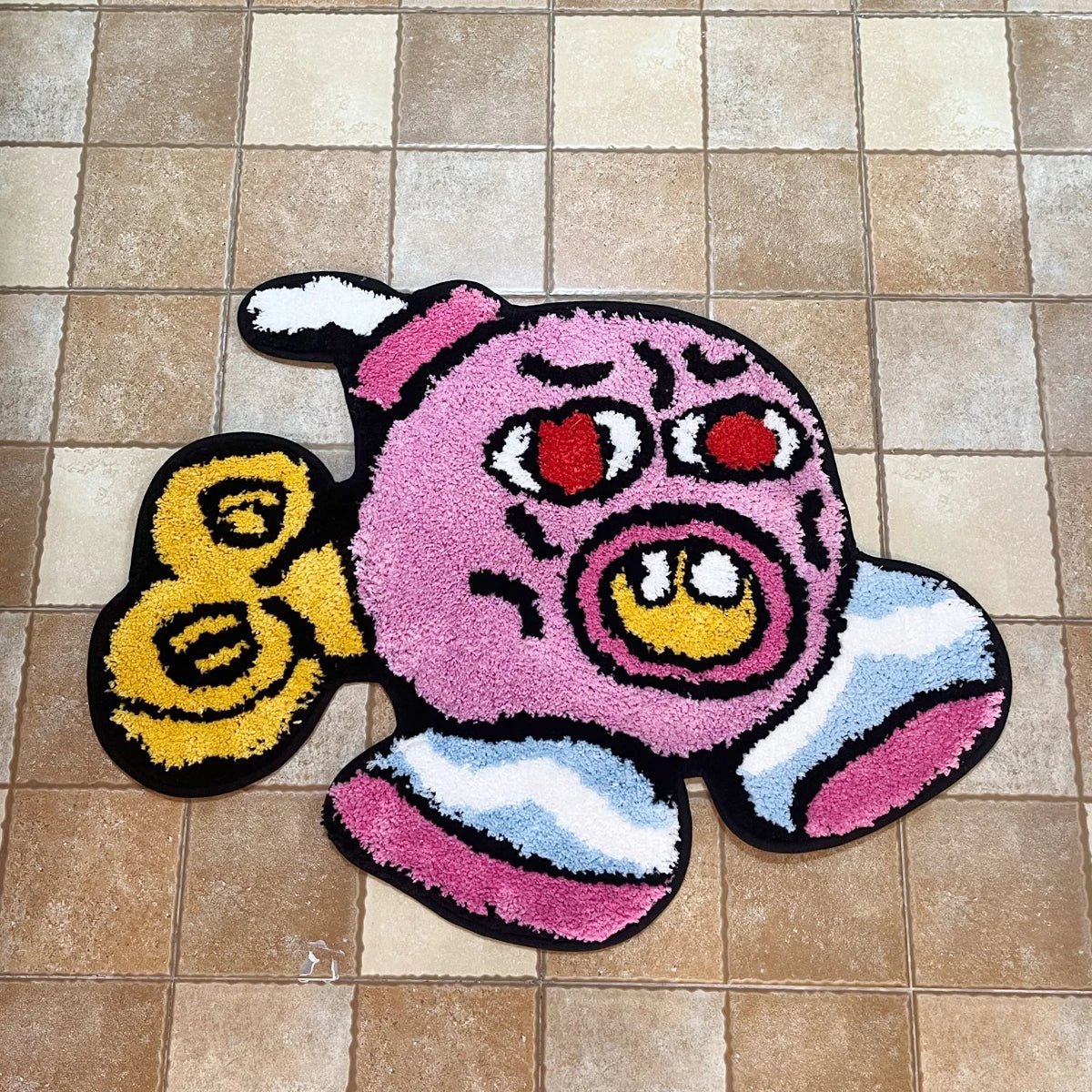 Tufted Pink Tyler the Creator Cherry Bomb Rug - TheRugGuy