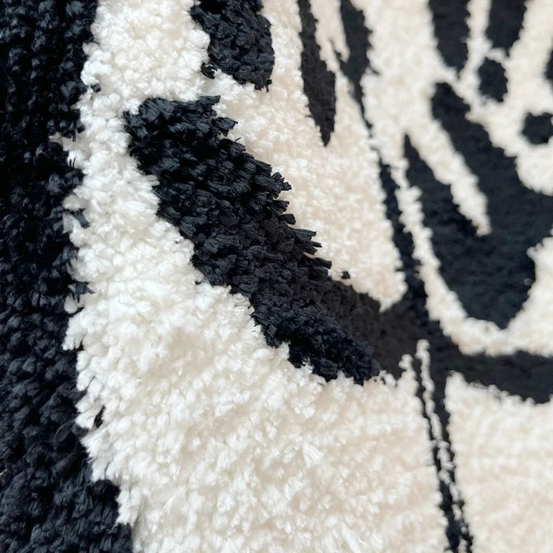 White and Black Tufted "Ass with Hand Marks" Rug - TheRugGuy